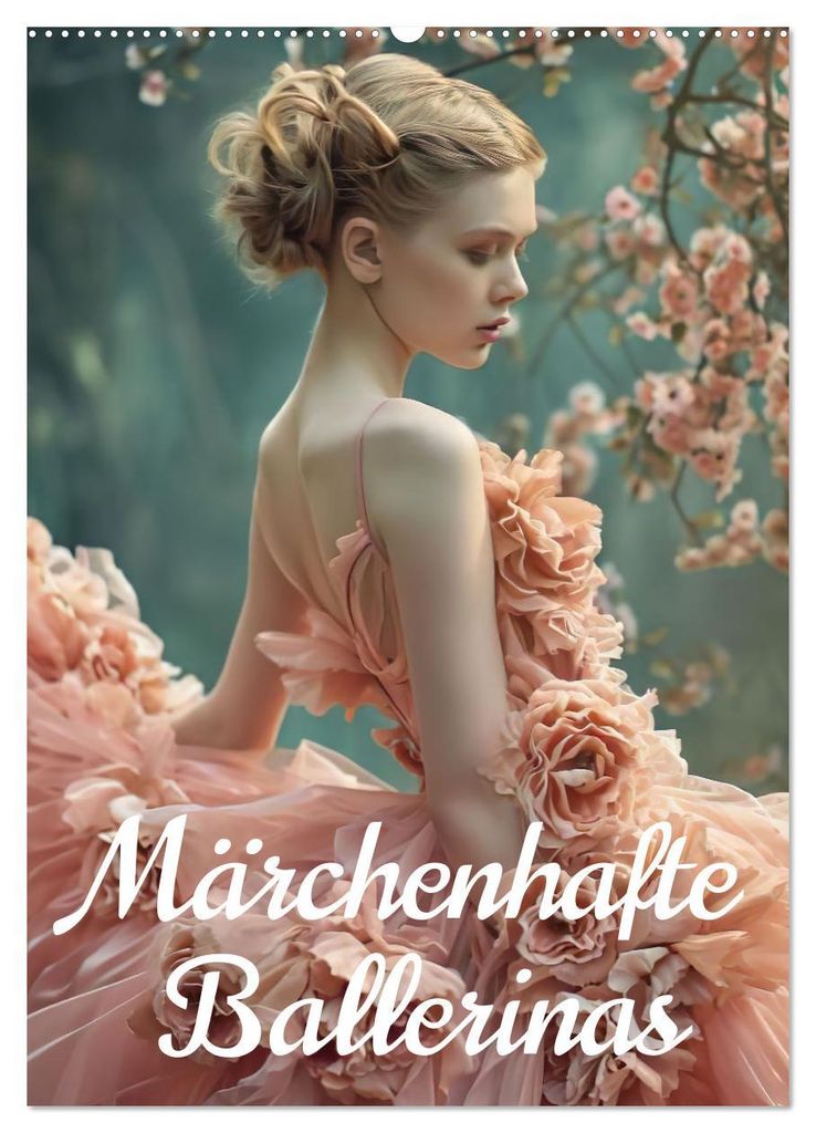 Märchenhafte Ballerina (Wandkalender 2027 DIN A2 hoch), CALVENDO Monatskalender