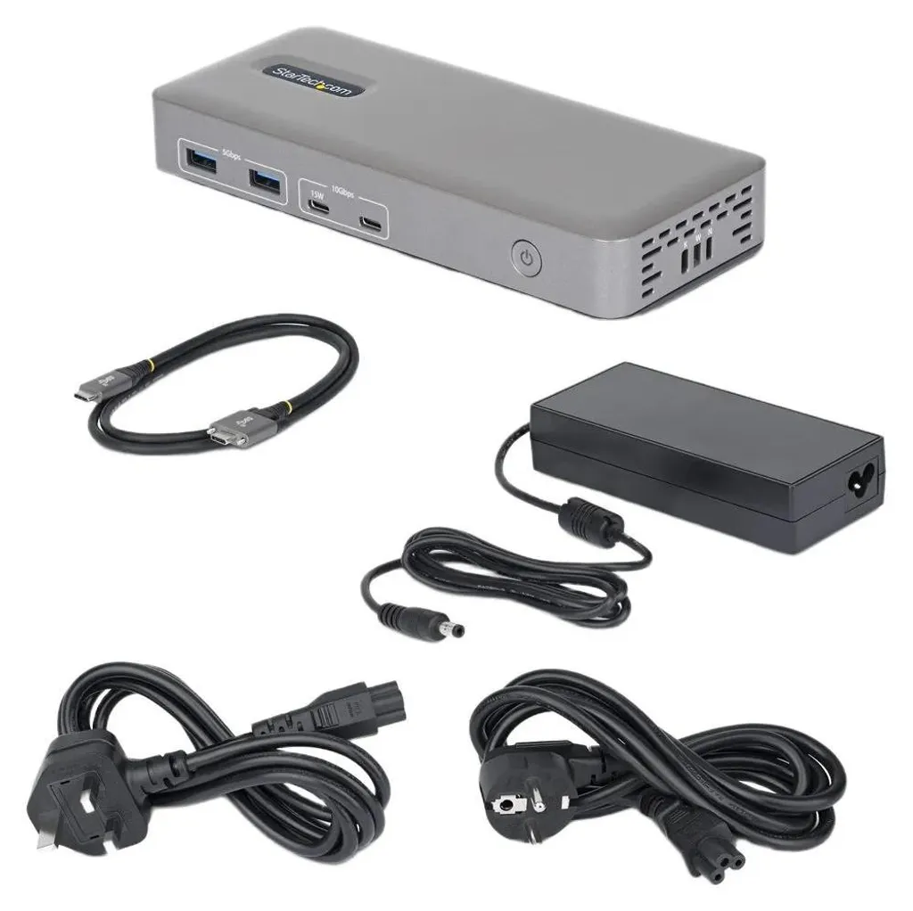 Station d'accueil USB 3.2 Type-C StarTech 10Gbps Gris - 100W Power Delivery