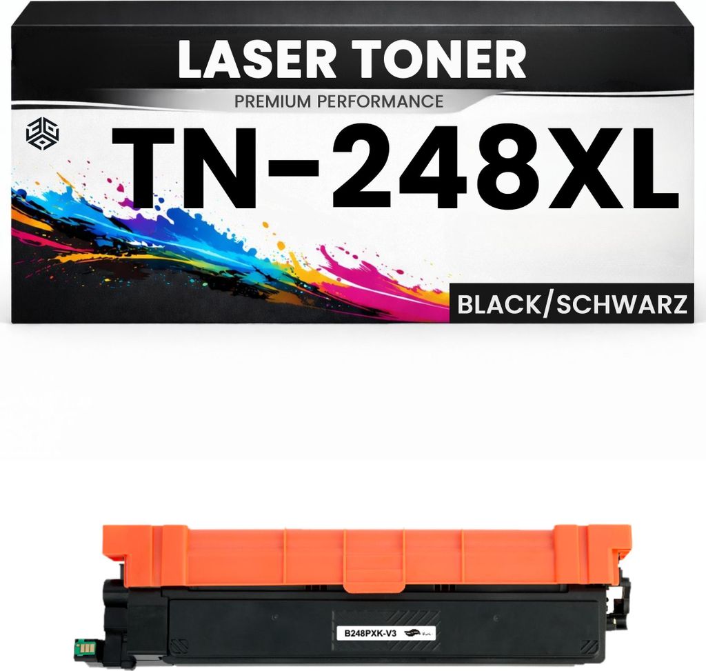 Toner kompatibel für Brother TN-248XLK HL-L3215cw/L3220cw/L3220cwe/L3240cdw/L8230cdw/L8240cdw DCP-L3515cdw/L3520cdw/L3520cdwe/L3527cdw/L3555cdw/L3...