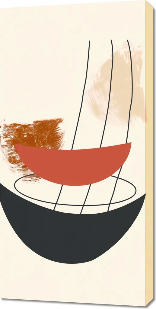 Déco murale Vent dans la voile 50 x 100 cm - Idéal chambre ou bureau