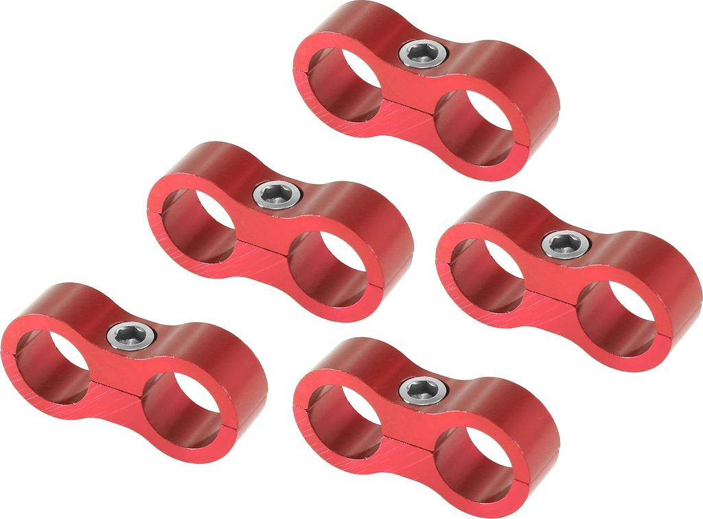 5 Stücke Schlauch Trennklemme Kraftstoffleitung Rohr rot AN8
