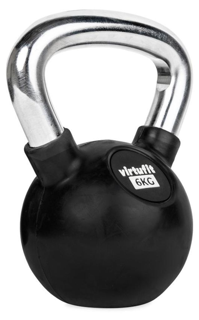 VirtuFit Kettlebell Pro aus Gusseisen mit Gummi und Produktbild 