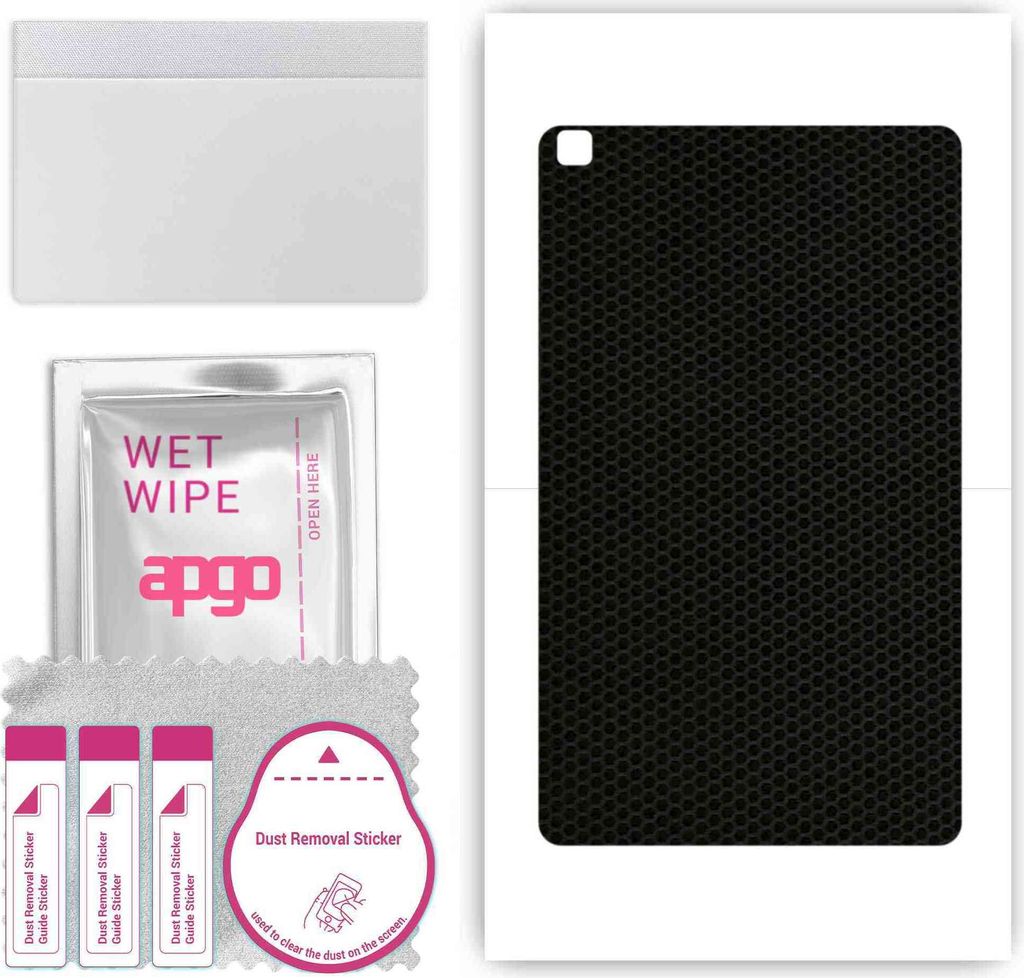 apgo Rückseite Schutzfolie, Skin, kompatibel mit Samsung Galaxy Tab A 8.0 (2019), Hinten Displayschutzfolie aus Vinylfolie, kratzfest, einfache Mo...