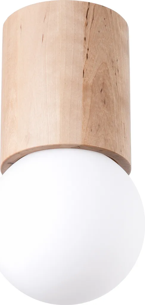 Illumina con Amore: Lumilo MYSTIC 1 Lampada da Soffitto in Legno G9