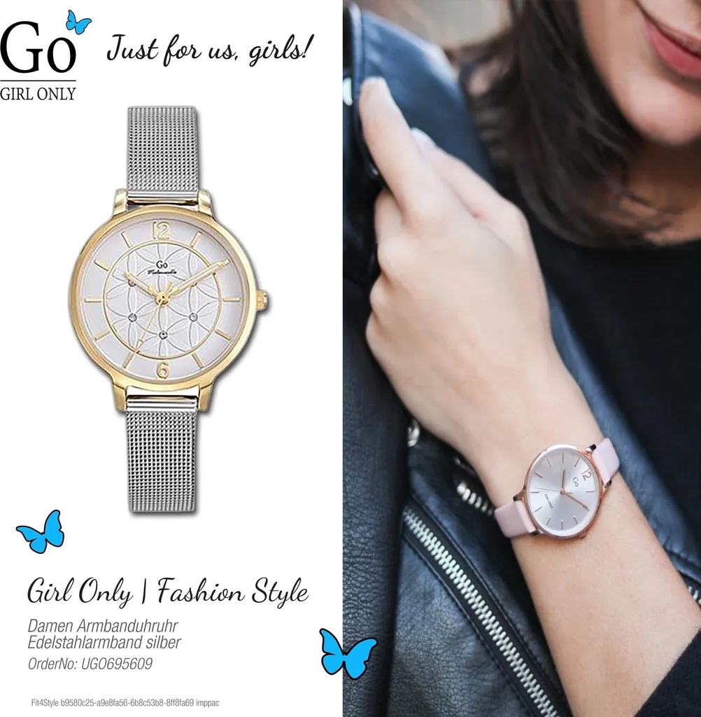 Girl Only Orologio Mademoiselle Argento UGO695609 Bracciale Acciaio - 4