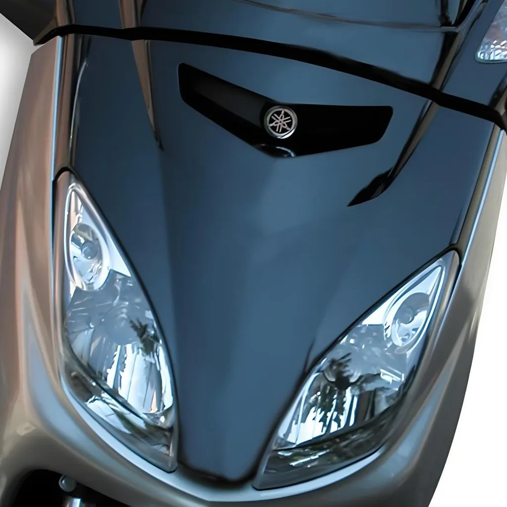 Pare-brise Malossi X-Max anti-turbulences bulle sport fumé foncé
