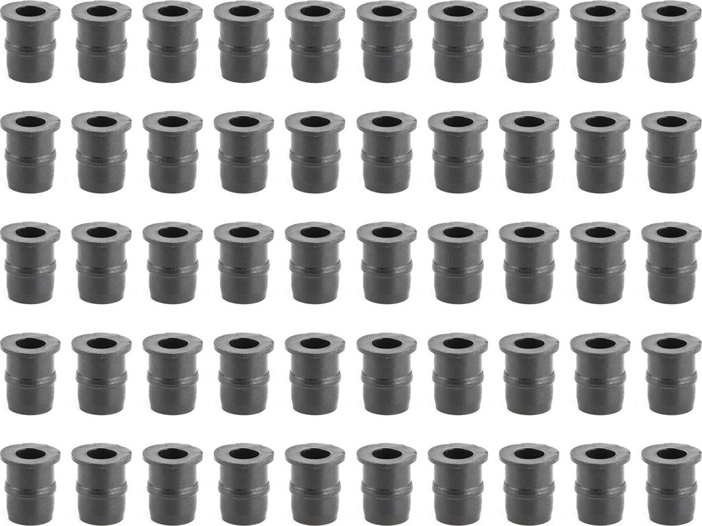 M5 Gummi -Nüsse 5 mm metrische Motorrad -Windschutzscheibenverkleidung Fixing Tool50pcs
