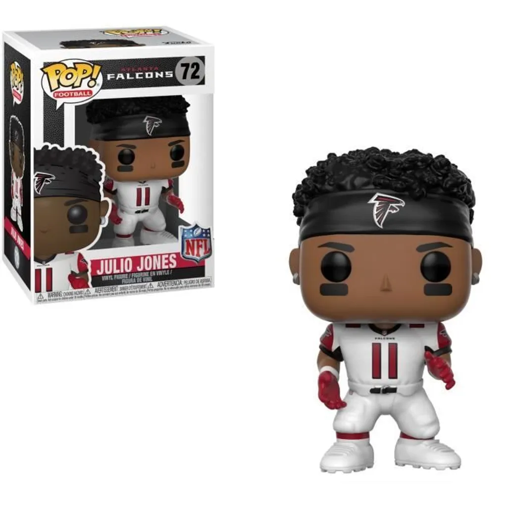 Figurine Funko POP NFL Atlanta Falcons Julio Jones 72 Vinyle Fan