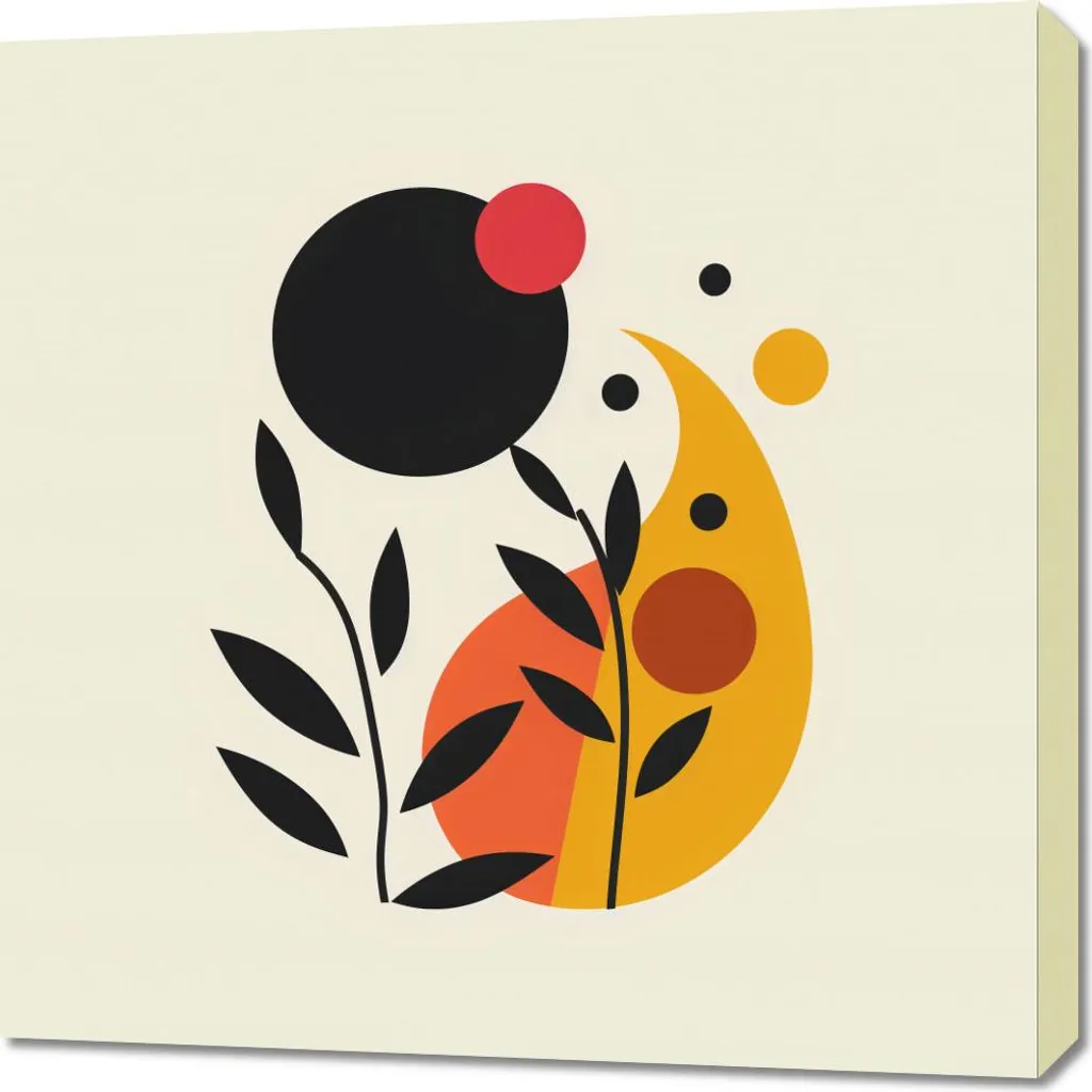 Quadro 70x70 cm Fiore bagnato dal sole