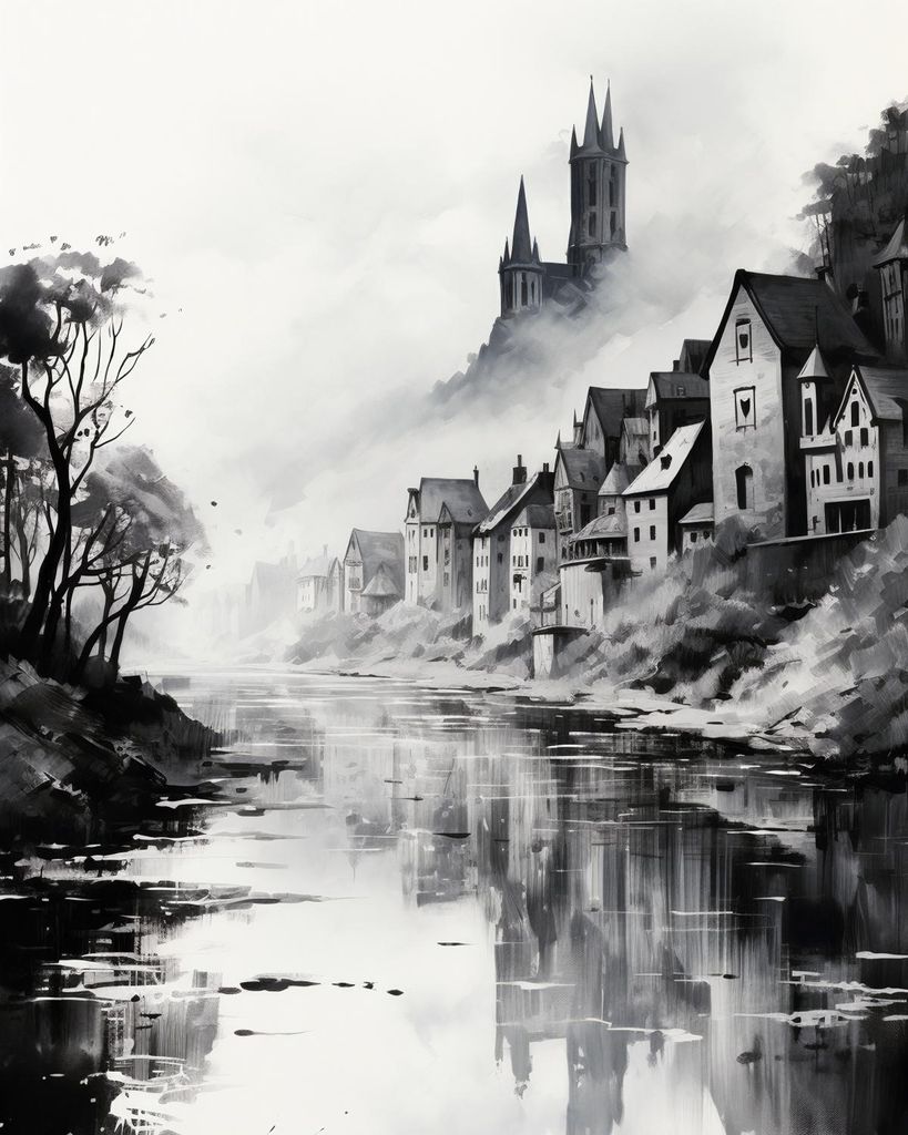 Plakat 40x50cm Nebelreflexion