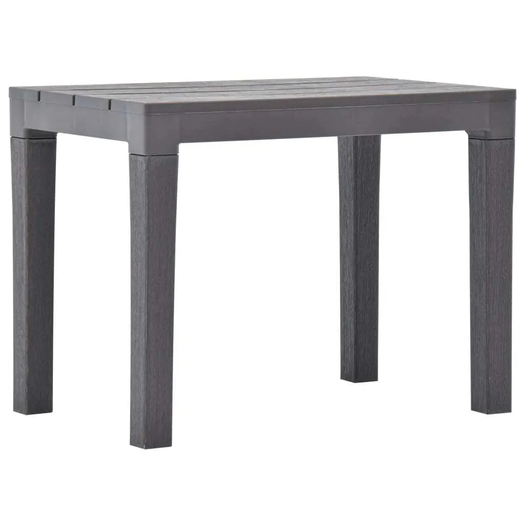 Set 2 Panchine Esterno Plastica Moka - Zero Manutenzione 60cm
