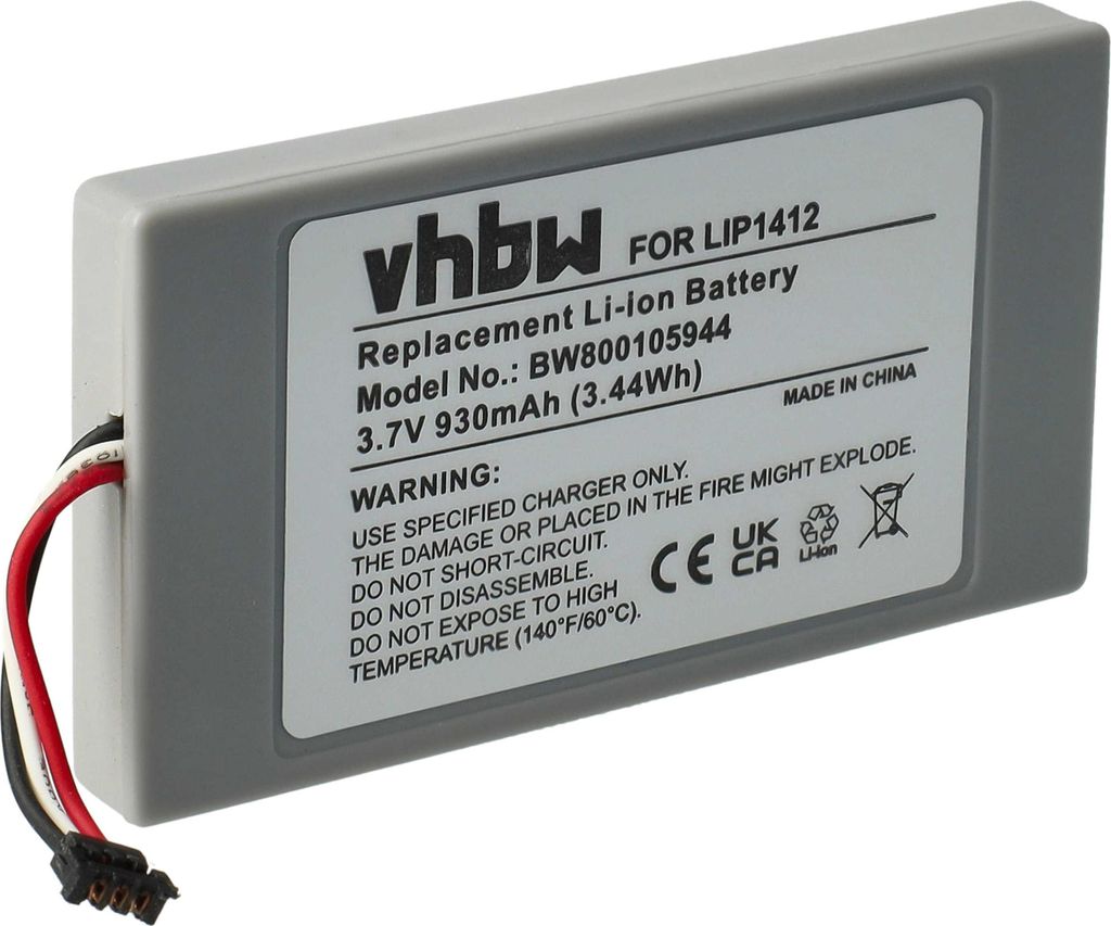 vhbw Akku kompatibel mit Sony PSP GO, N1000, N100, N1002, N1001, N1004, N1003, NA1006 Spielekonsole (930 mAh, 3,7 V, Li-Ion)