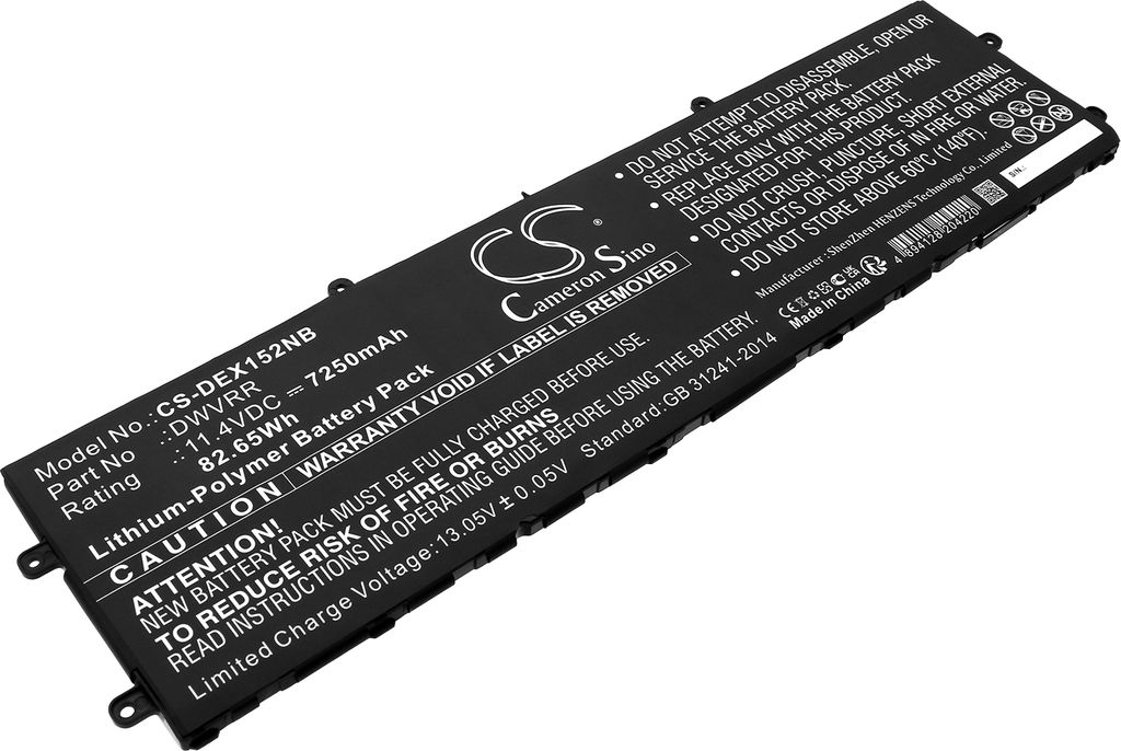 TECHTEK Laptop Akkus Kompatibel mit [DELL] Alienware X15 R1, Alienware X15 R1 NAWX15R101, Inspiron 16 7620 2-in-1, X15 R2, X15 R2 397, X15 R2 8PYH6,