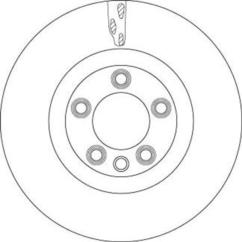 Disque de frein anti-vibration et sans bruit pour grand SUV OE
