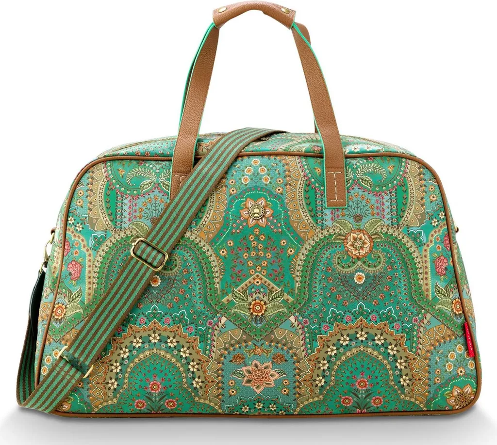 Pip Studio Tovy Bag Jabali Green: Borsa Viaggio Elegante e Laptop Ready