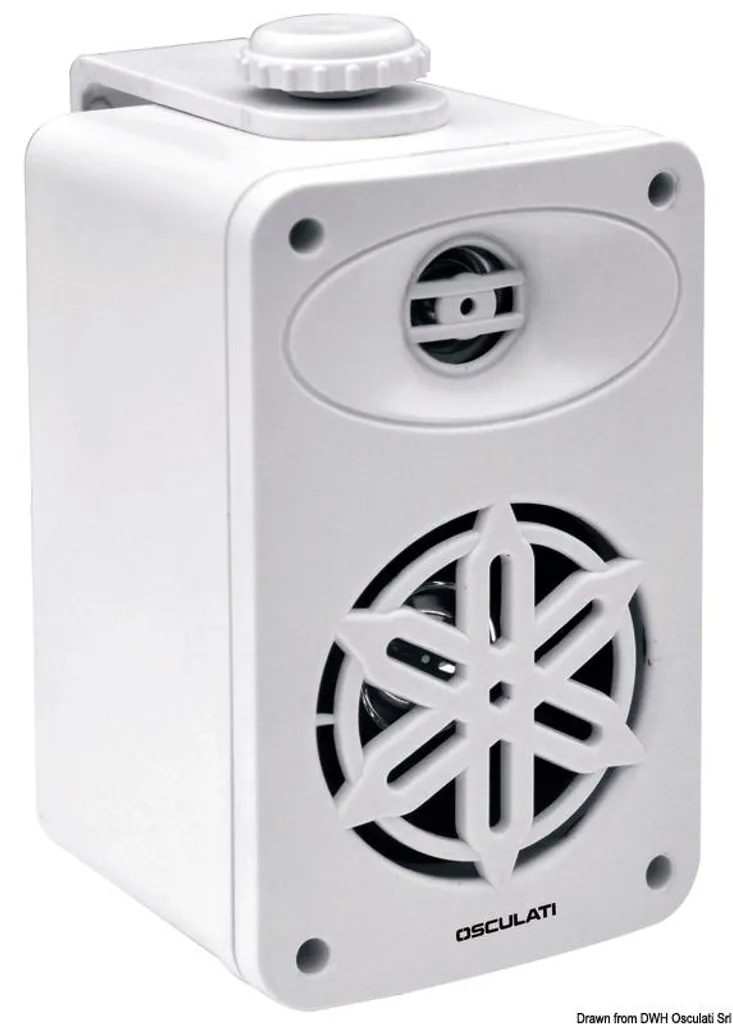 Paire d'enceintes 2 voies 4 pouces 240W blanches pour intérieur - Modèle S4