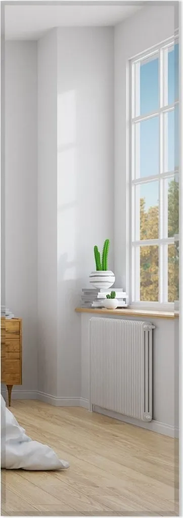 Specchio 110x38 cm COSTWAY - Figura Intera HD per Camera e Salone