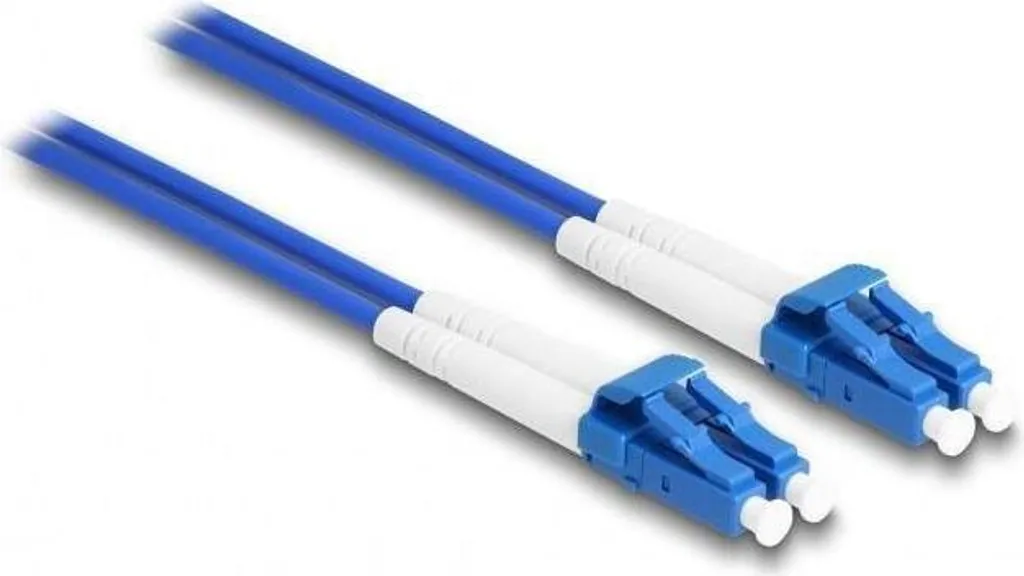 Jarretière Optique Blindée LC Duplex OS2 2m pour Réseau Ethernet