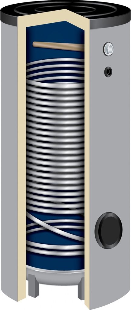 500 Liter Hochleistungsstandspeicher SWP-500 Wärmepumpenspeicher Isoliert 50 mm