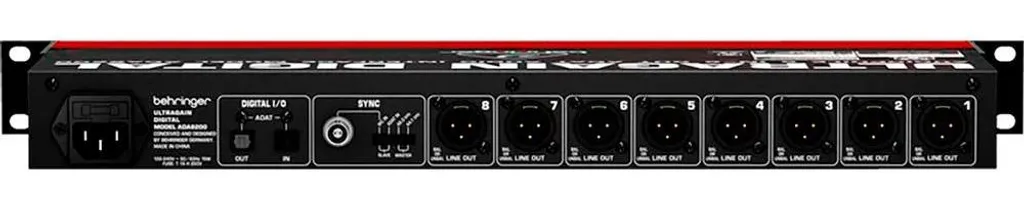 Behringer ADA8200 interface ADAT 8 canaux préamplis Midas 10-24kHz - 14