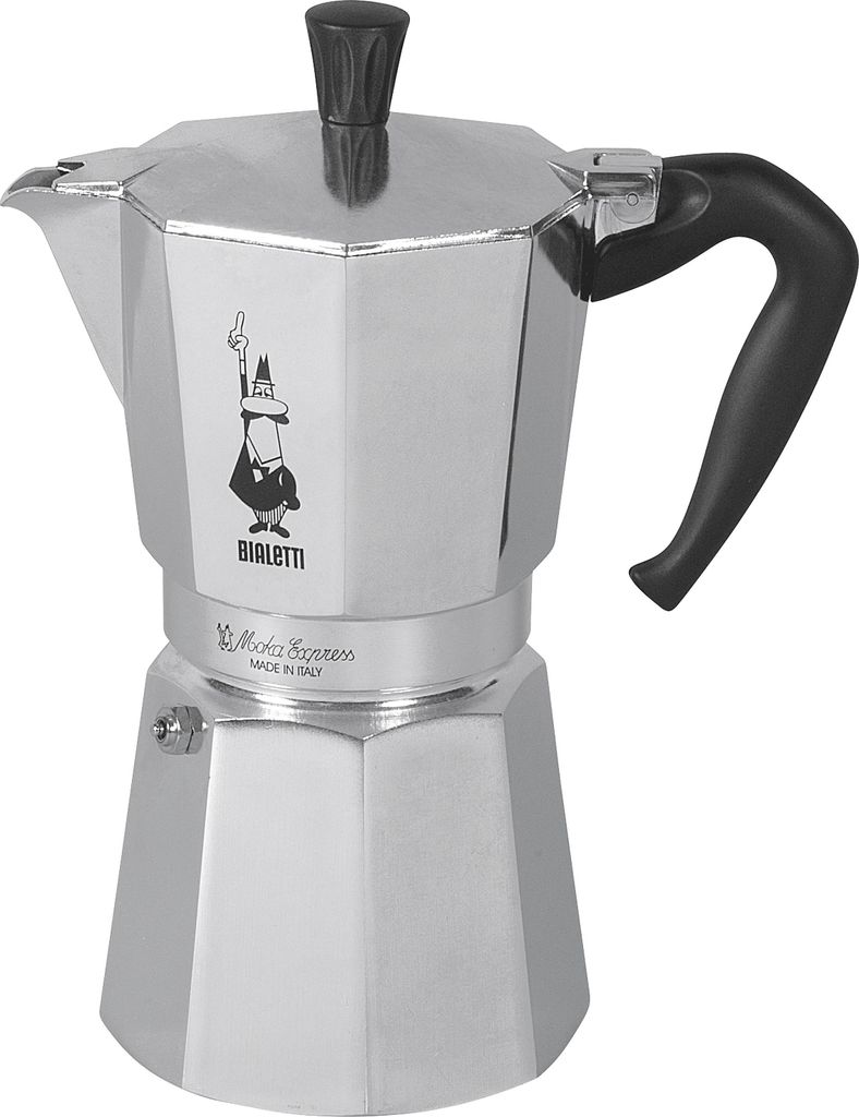 Bialetti Moka Express Moka konvička 0,55 l černá, stříbrná Obrázek produktu 