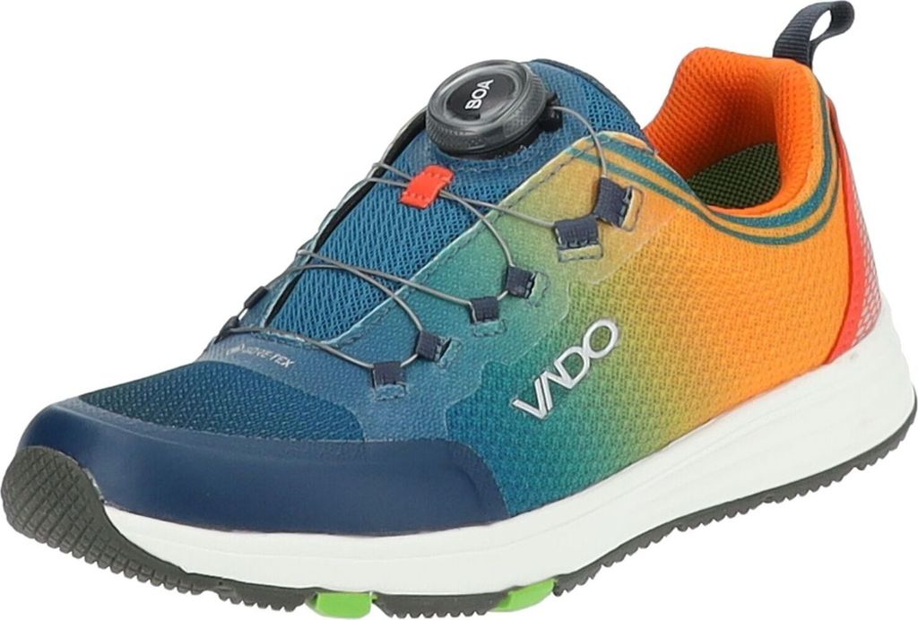 Mesh Sneaker mit wasserabweisender GORE-TEX Membran, innovativem Drehverschluss und Farbverlauf