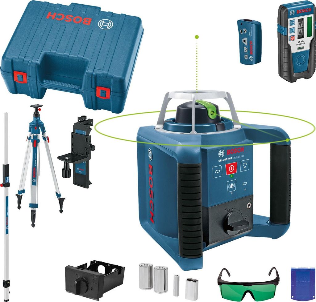 Laser rotatif Bosch GRL 300 HVG avec RC1 + WM4 + LR 1G + BT Image du produit 