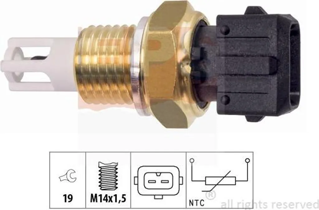 Sensore IAT EPS 1.994.016 Compatibile con Fiat Coupe e Iveco Daily