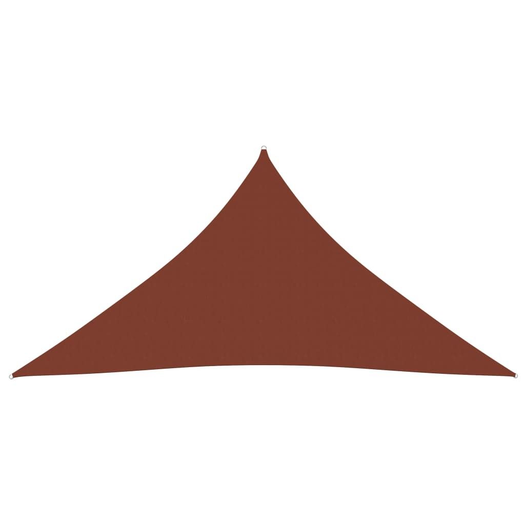 Sonnensegel Oxford-Gewebe Dreieckig 4,5x4,5x4,5m Terrakotta-Rot
