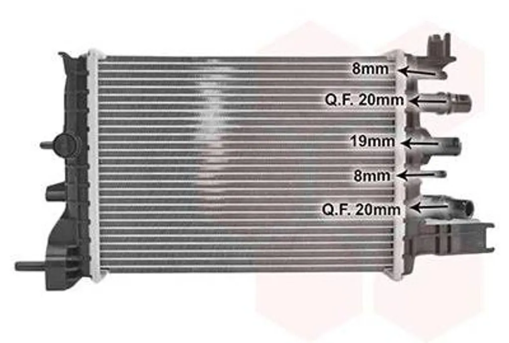 Refroidisseur d'air de suralimentation RENAULT Duster HM