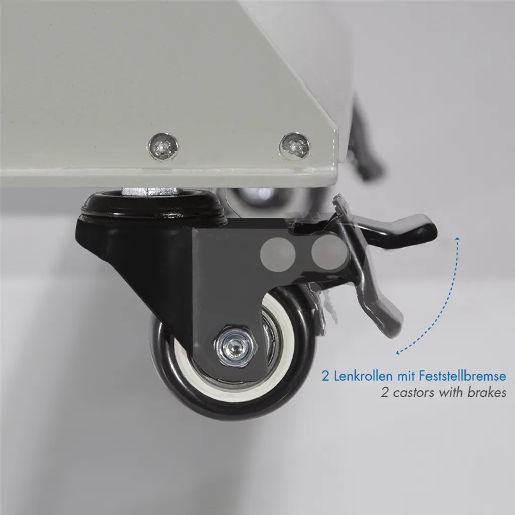 LogiLink Dévidoir de câbles 4 roues freinés - Robuste et Mobile