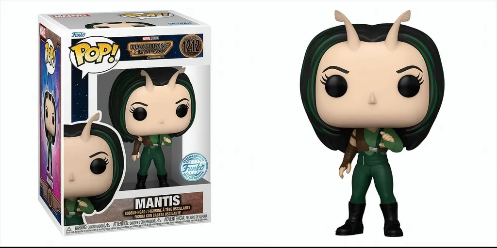Figurine POP Mantis pour déco geek Les Gardiens de la Galaxie 3 9cm