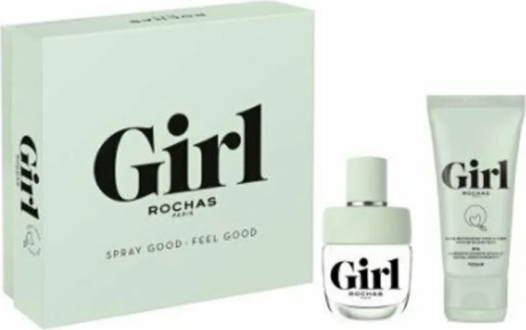 Rochas Girl Eau de Toilette 60ml Set Vegan et Naturel - Duo Incontournable