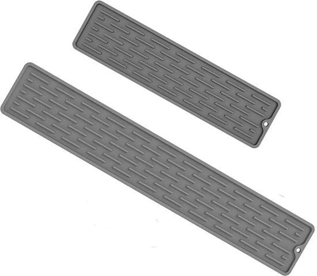 Tapis de séchage anti-moisissure en silicone - Fini les plans mouillés