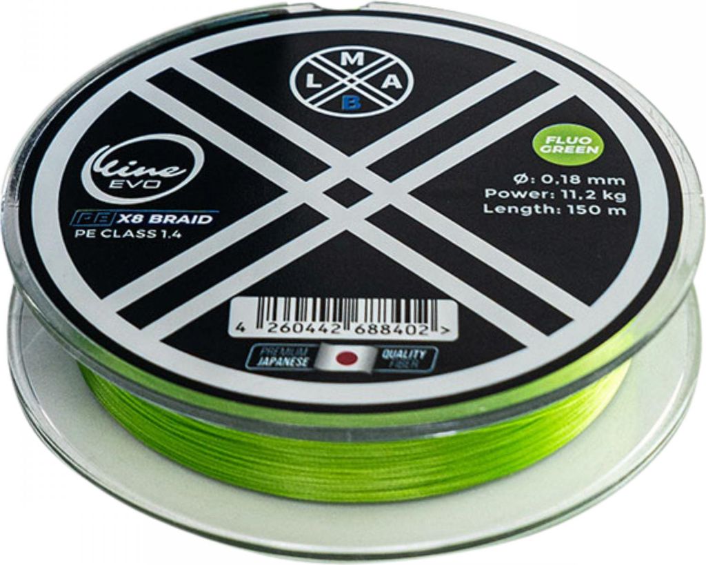 LMAB O-Line Evo PE X8 (Fluo Green) Produktbild 