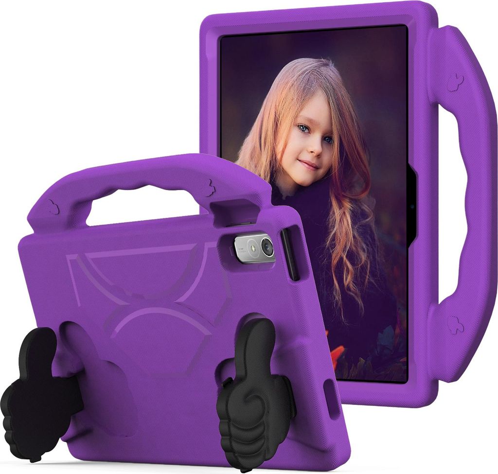 Kinder Schutzhülle für Lenovo Tab P11 Gen 2 11,5" 2023 /Tab P11 2nd Gen/Tab P11 Pro 11,5" 2020, Leicht EVA-Schaum mit Griff Ständer Hülle Lila