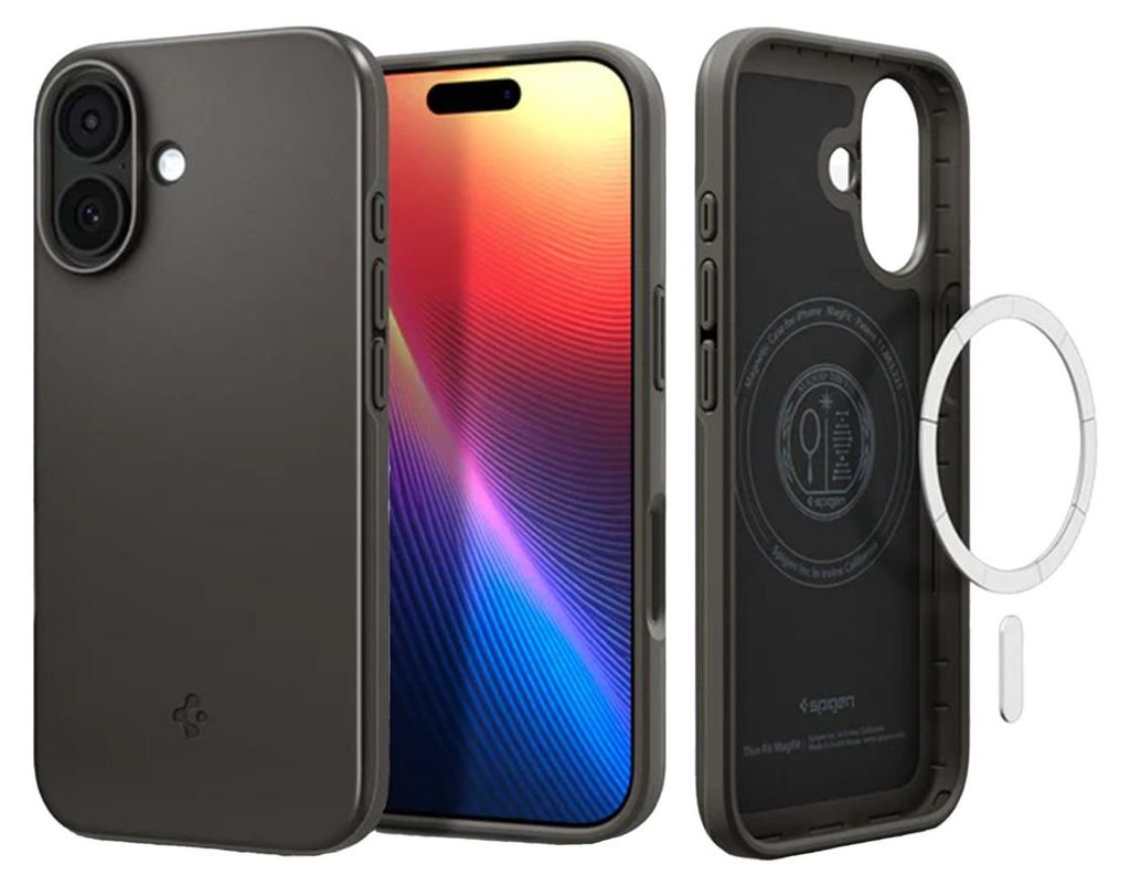 Spigen Thin Fit (MagFit), Pokrowiec, Apple, iPhone 17, 16 Zdjęcie produktu 