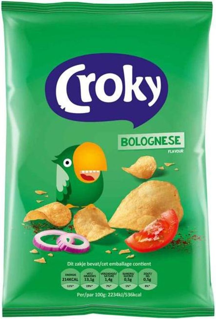 Croky Chips Bolognese 40g Produktbild 