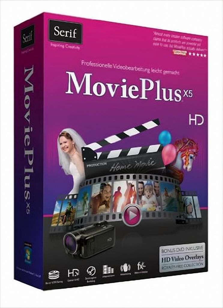 Serif MoviePlus X5, 2400 MB, 1024 MB, Intel Pentium