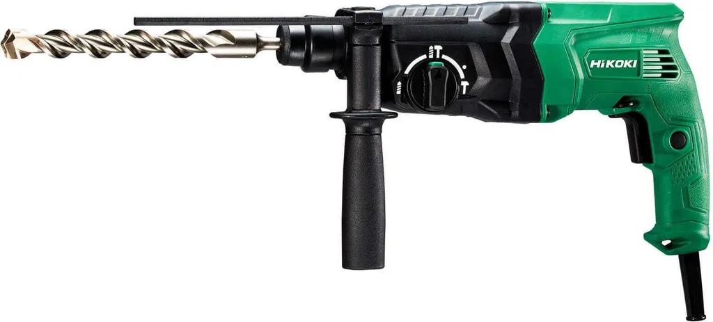 Hikoki DH24PH2 trapano a percussione e scalpello, trapano per muratura e scalpello, martello per calafataggio con 2,7 joule di energia d'impatto - 730W