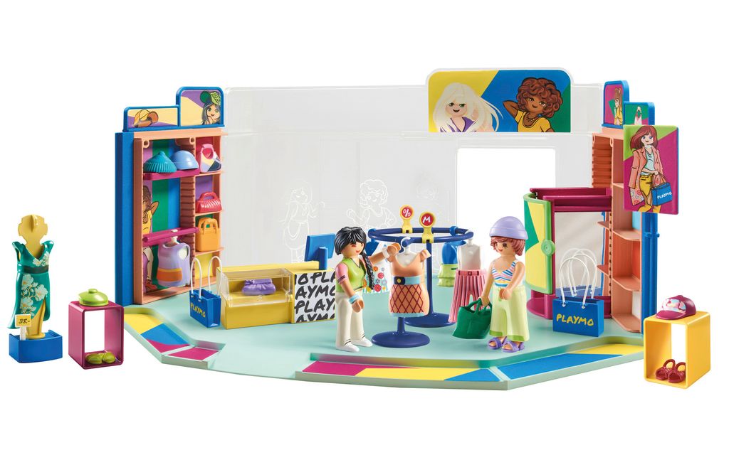 Shopping Centre Playset Playmobil City Life Shopping PLAYMOBIL