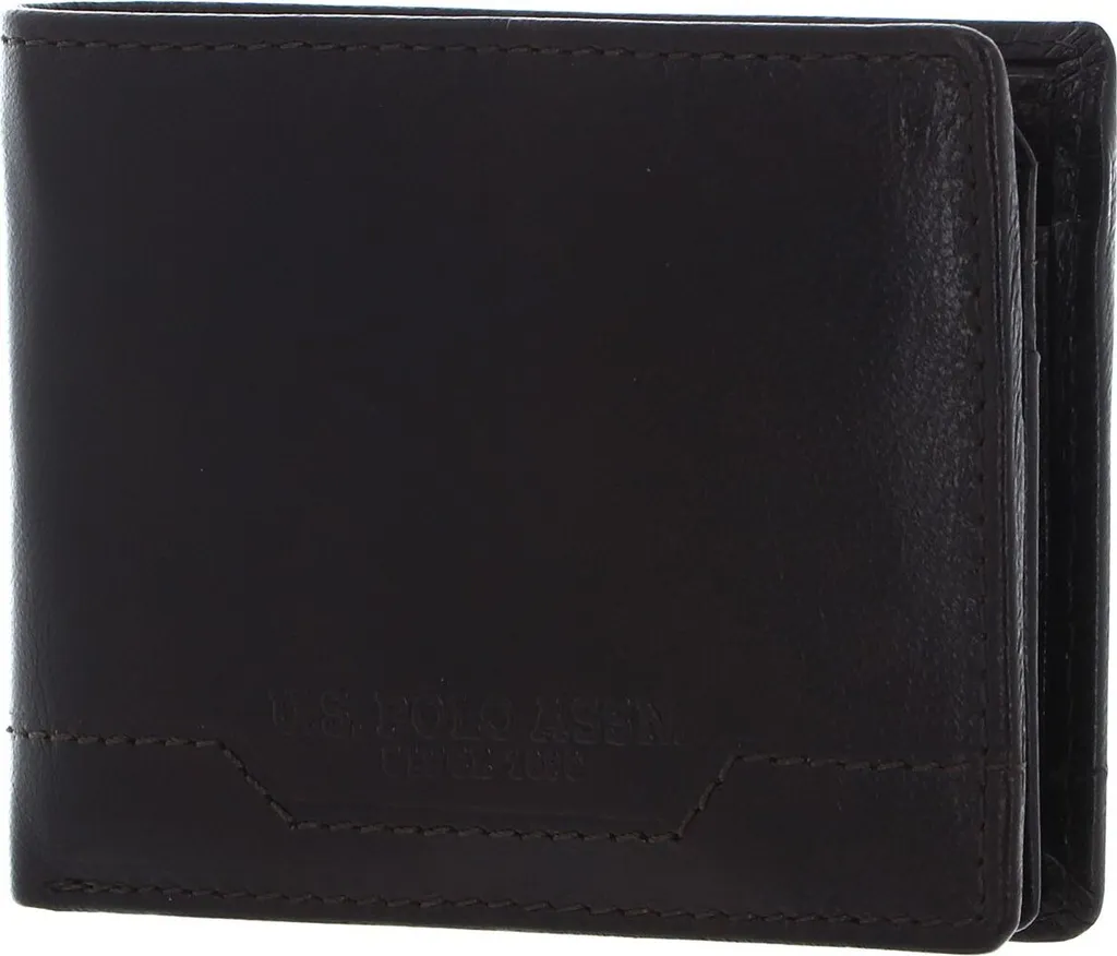 U.S. POLO ASSN. Still Water Portafoglio Pelle Marrone con Scatola