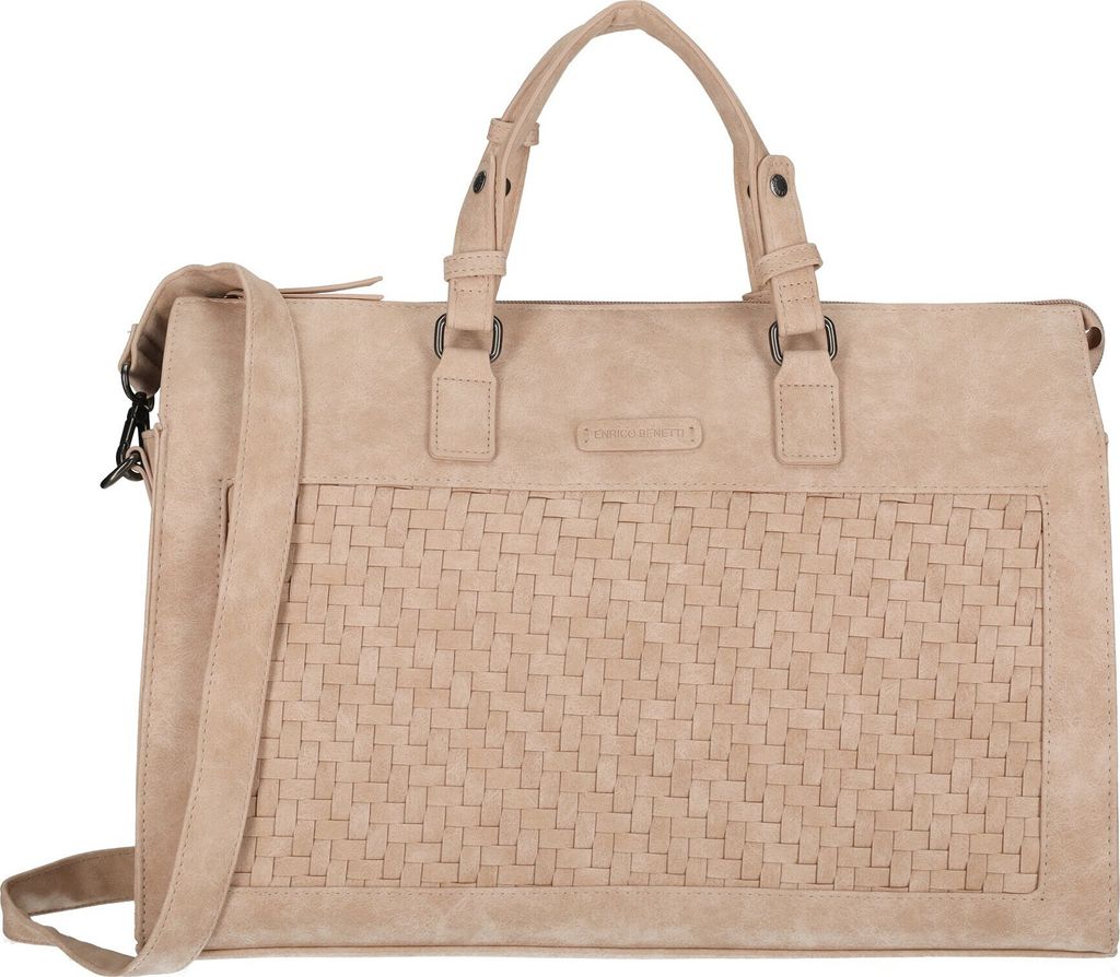 Damen Tasche Schultertasche Umhängetasche Crossover Bag Leder Optik Handtasche Rosa