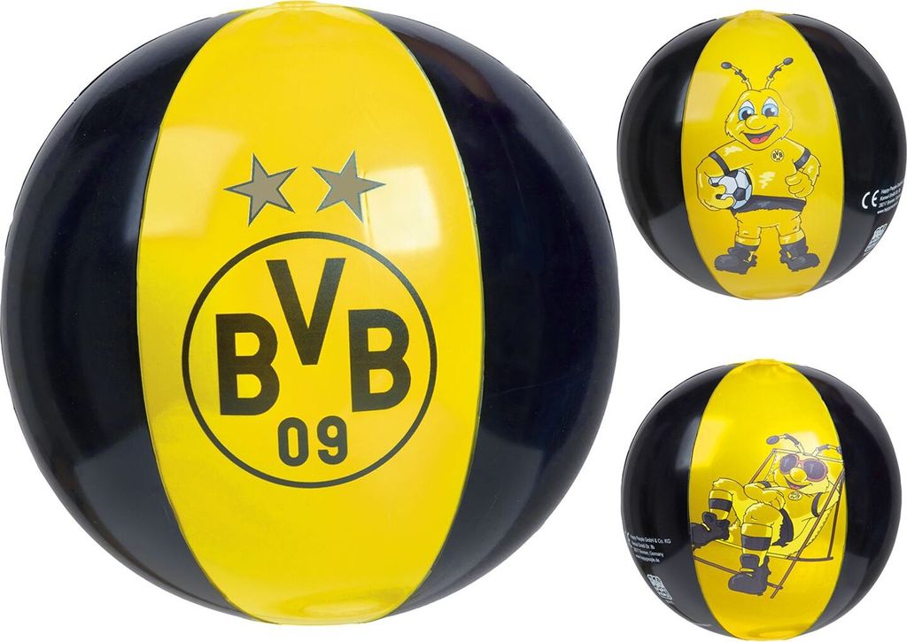 Happy People - BVB Strandball ca. 29 cm Produktbild 