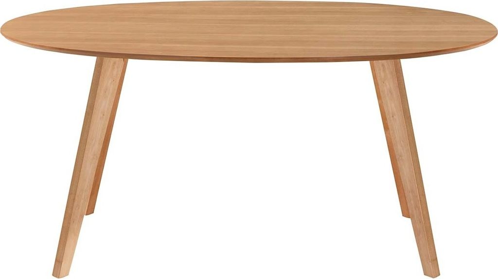 Miliboo - Esstisch skandinavisches Design oval Eiche L160 MARIK