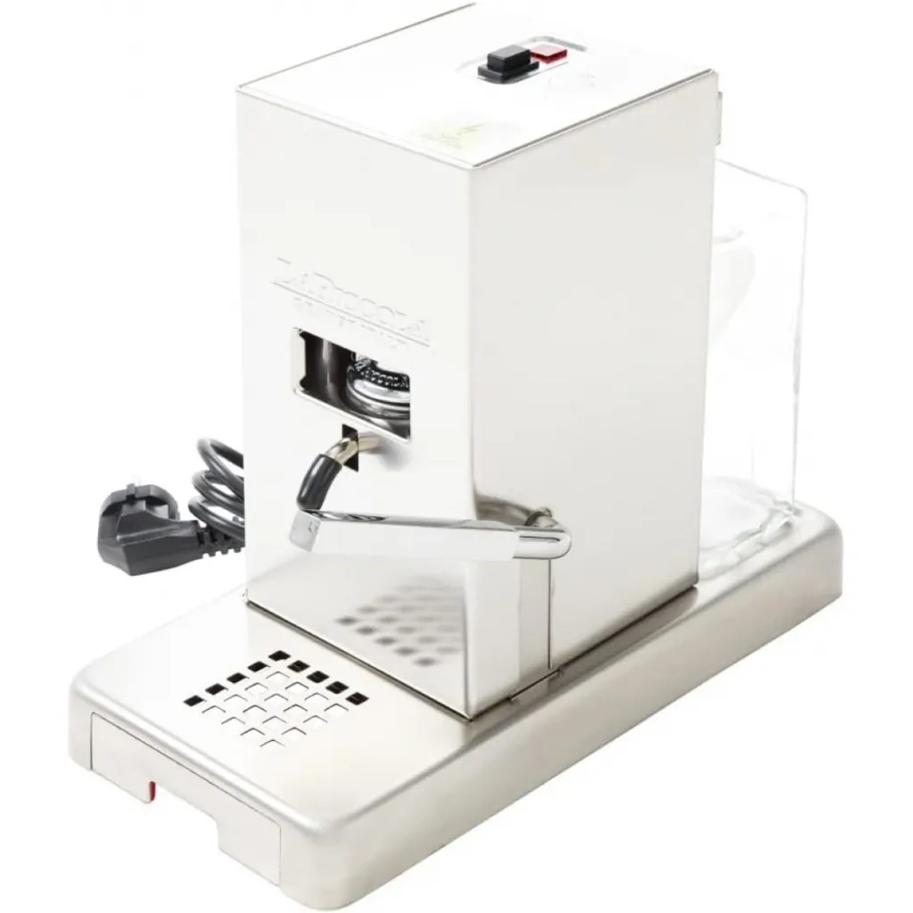 Machine à Café Compacte La Piccola Piccola en Acier Inox Satiné ESE