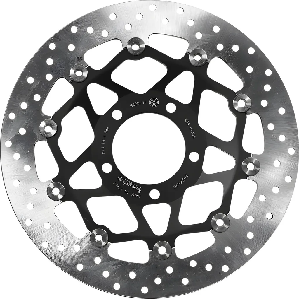Disque de frein flottant Brembo 78B40881 contre les vibrations moto