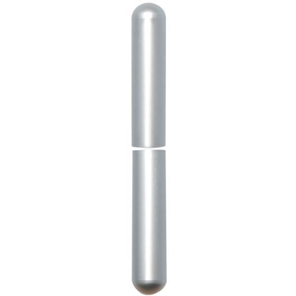 Zierhülse aus Aluminium | Aufsteckhülse verchromt für Einbohrbänder | Band ø 15mm, Bandhöhe 112mm, oben + unten