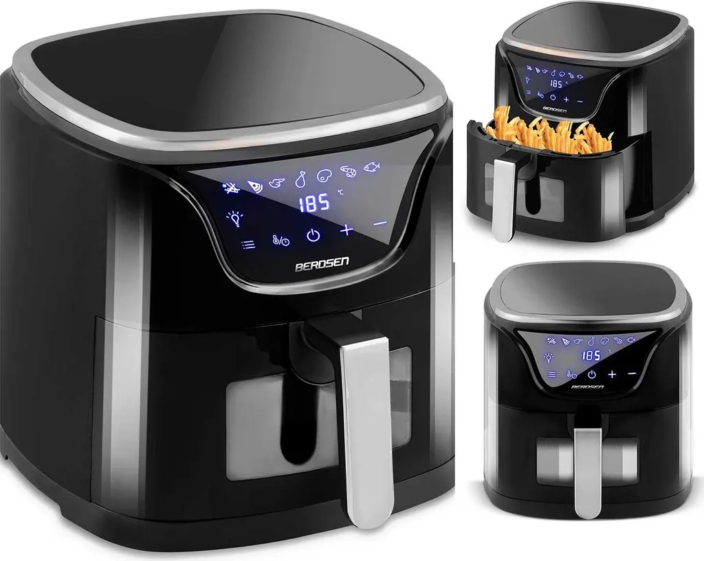 Friteuse à air chaud facile à nettoyer pour légumes et gâteaux maison