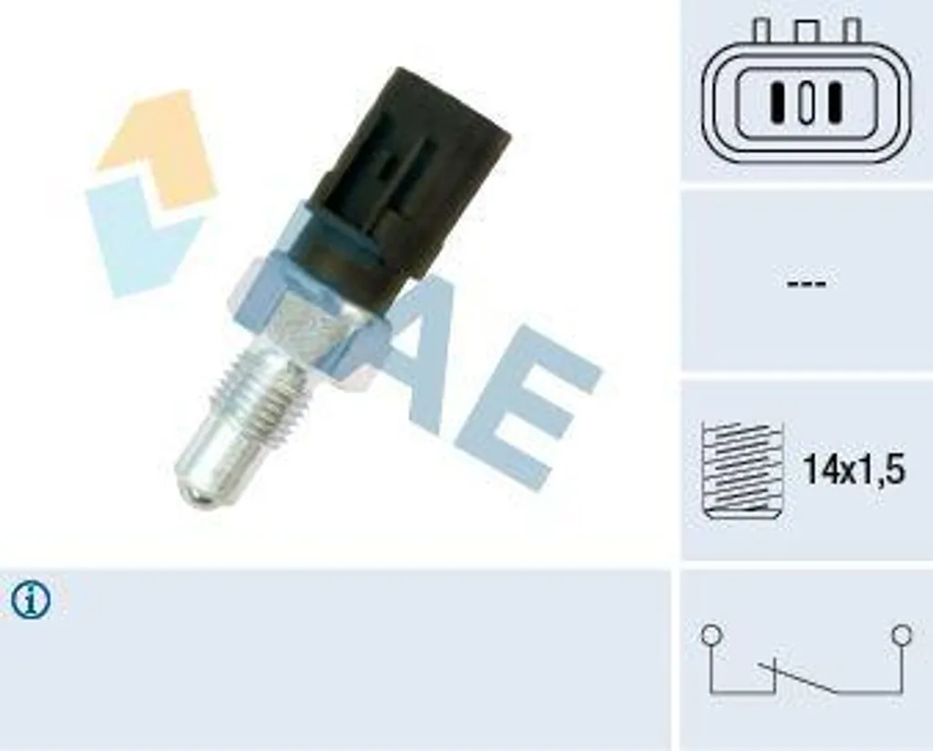 Interruttore Luce Retromarcia FAE 41240 Compatibile Volvo S40 e V40